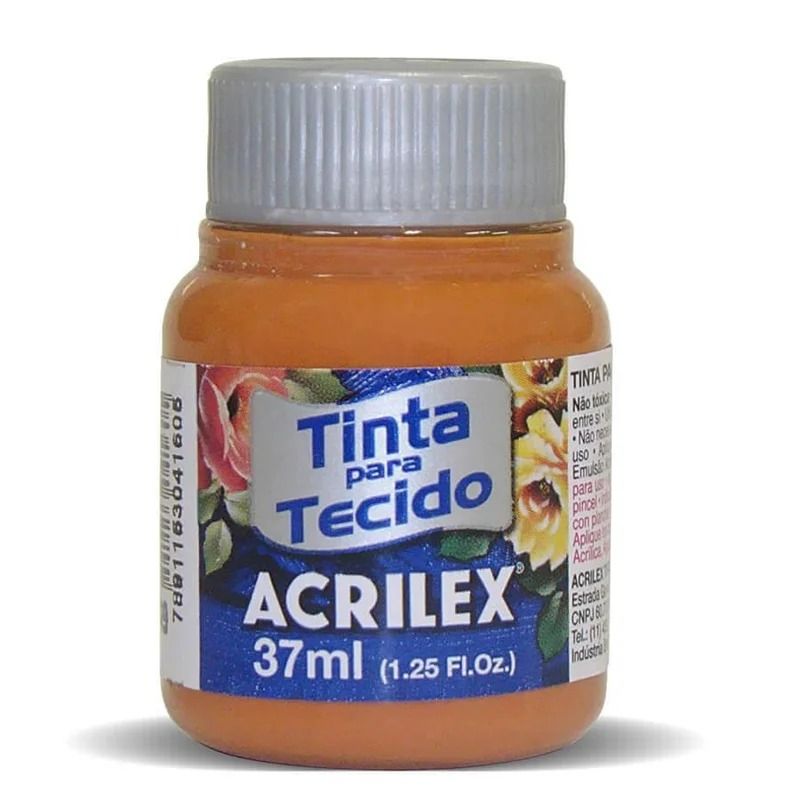 TINTA TECIDO ACRILEX BEGE/MARROM